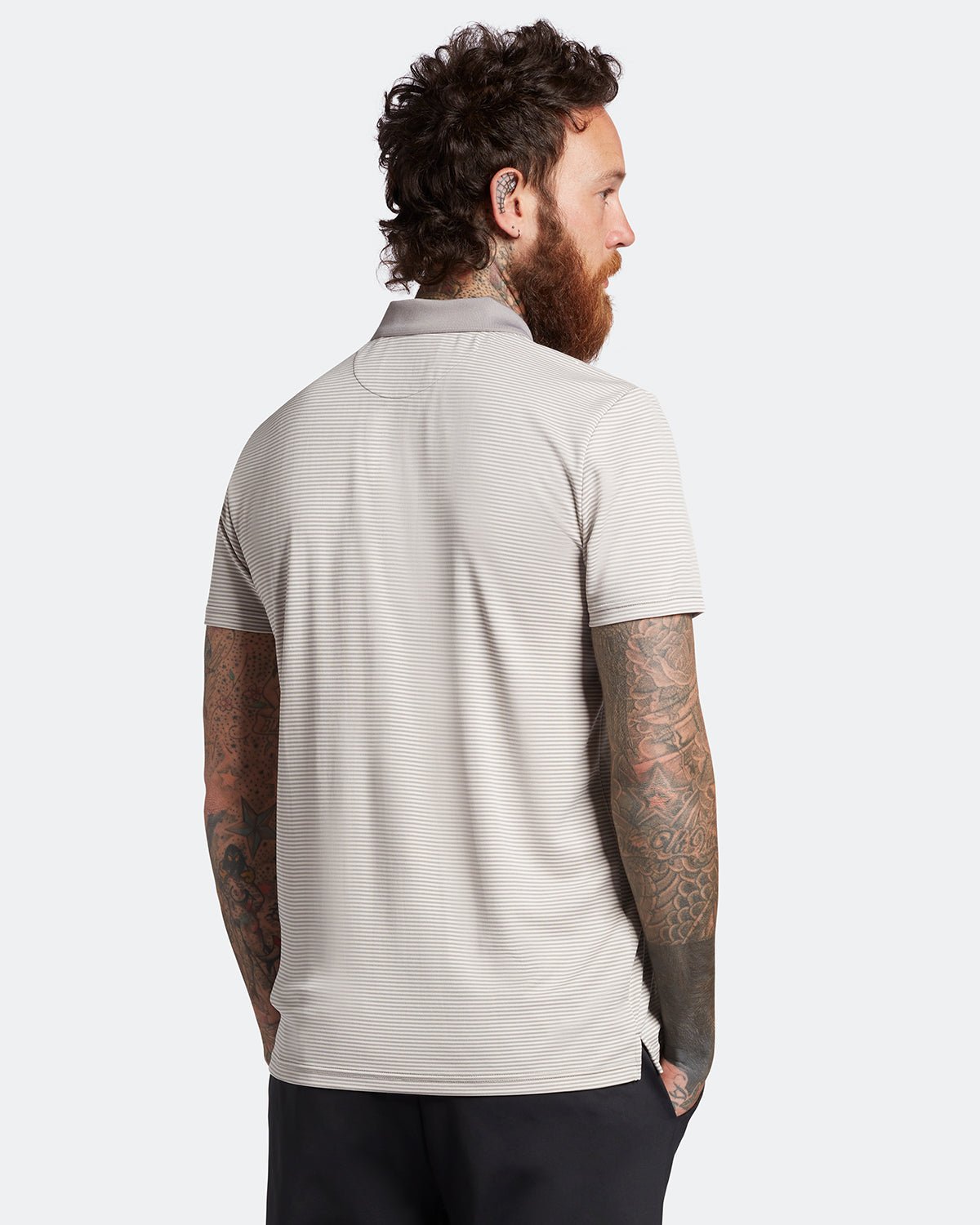 Lyle & Scott Microstripe Golf Polo Shirt SP1464GC – Image 2