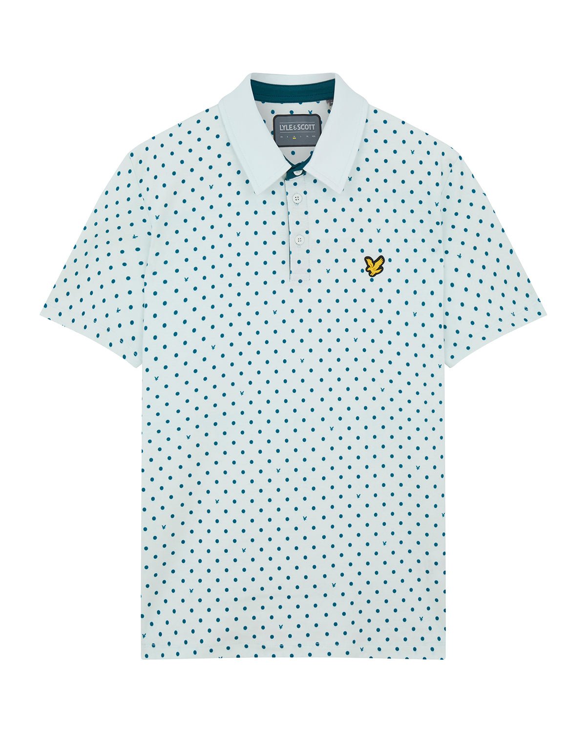 Lyle & Scott Lyle Polka Dot Golf Polo Shirt SP1665G – Image 3