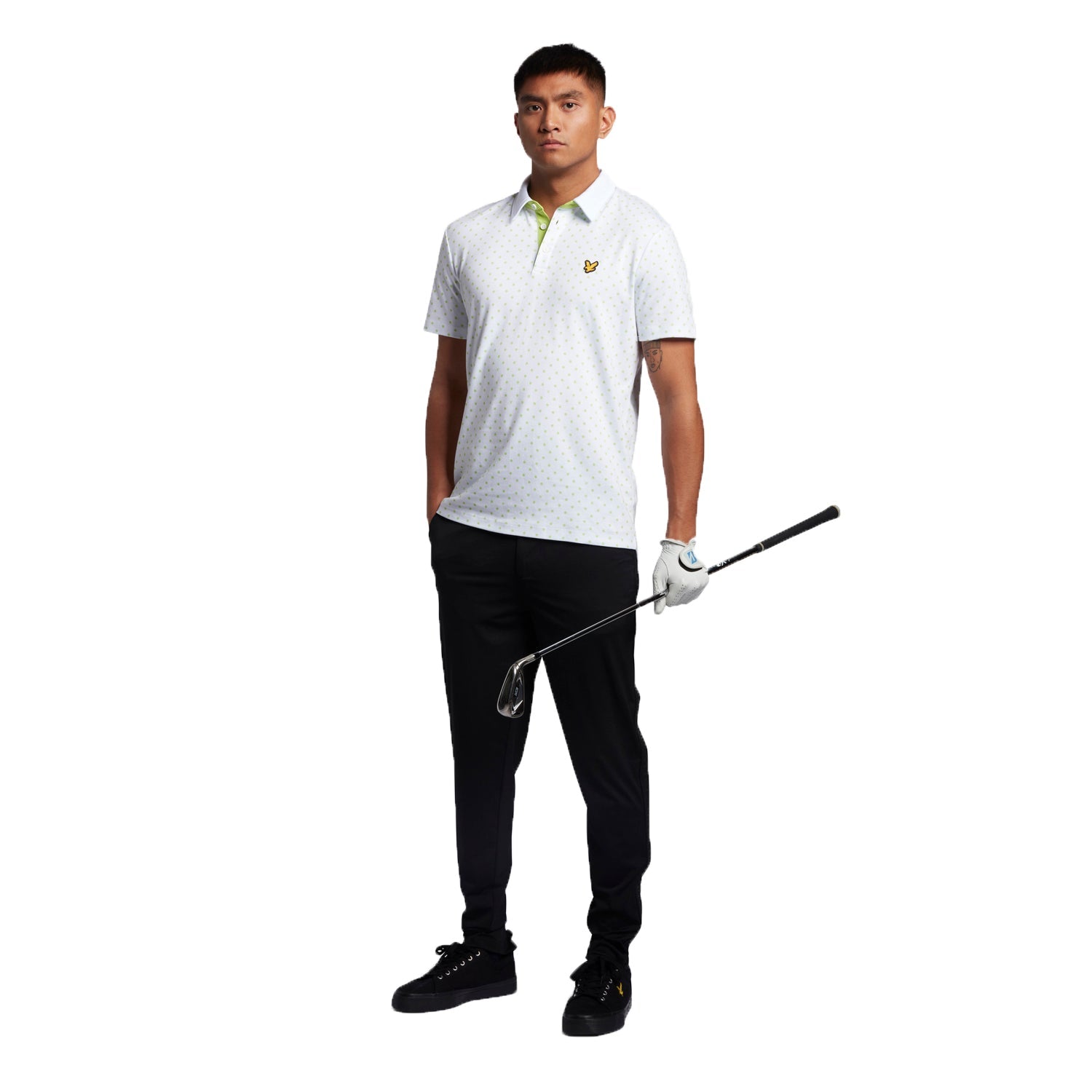 Lyle & Scott Lyle Polka Dot Golf Polo Shirt SP1665G – Image 2