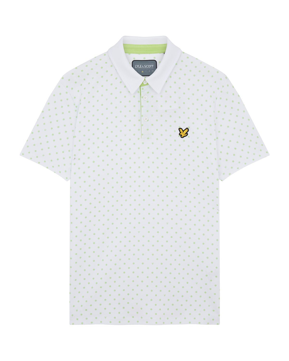 Lyle & Scott Lyle Polka Dot Golf Polo Shirt SP1665G – Image 3