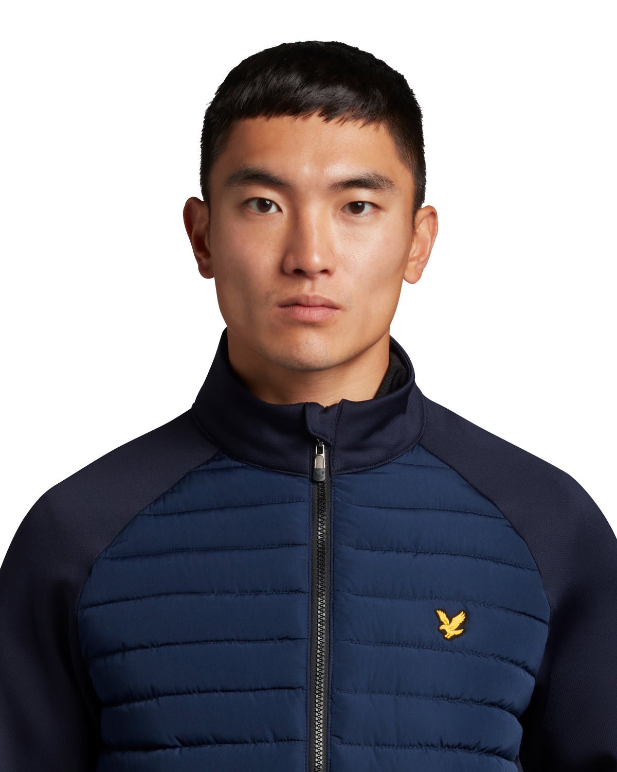 Lyle & Scott Quilted Hybrid Golf Fleece JK1562GC – Image 3