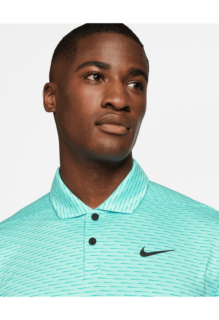 Nike Dry Vapor Striped Golf Polo Shirt CU9798 – Image 4