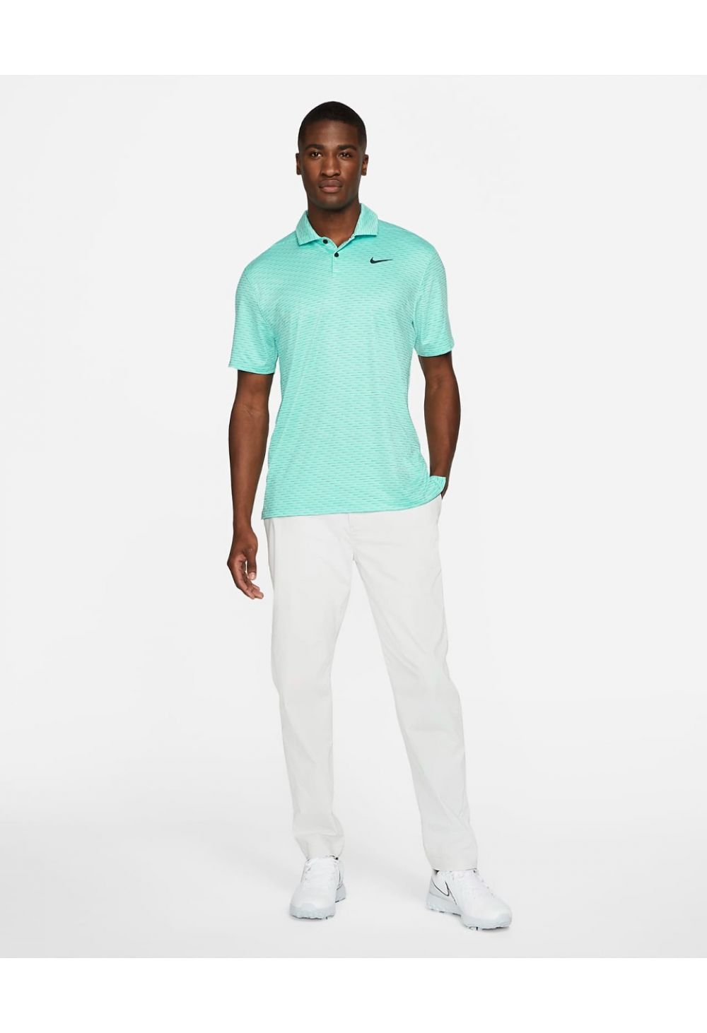 Nike Dry Vapor Striped Golf Polo Shirt CU9798 – Image 5