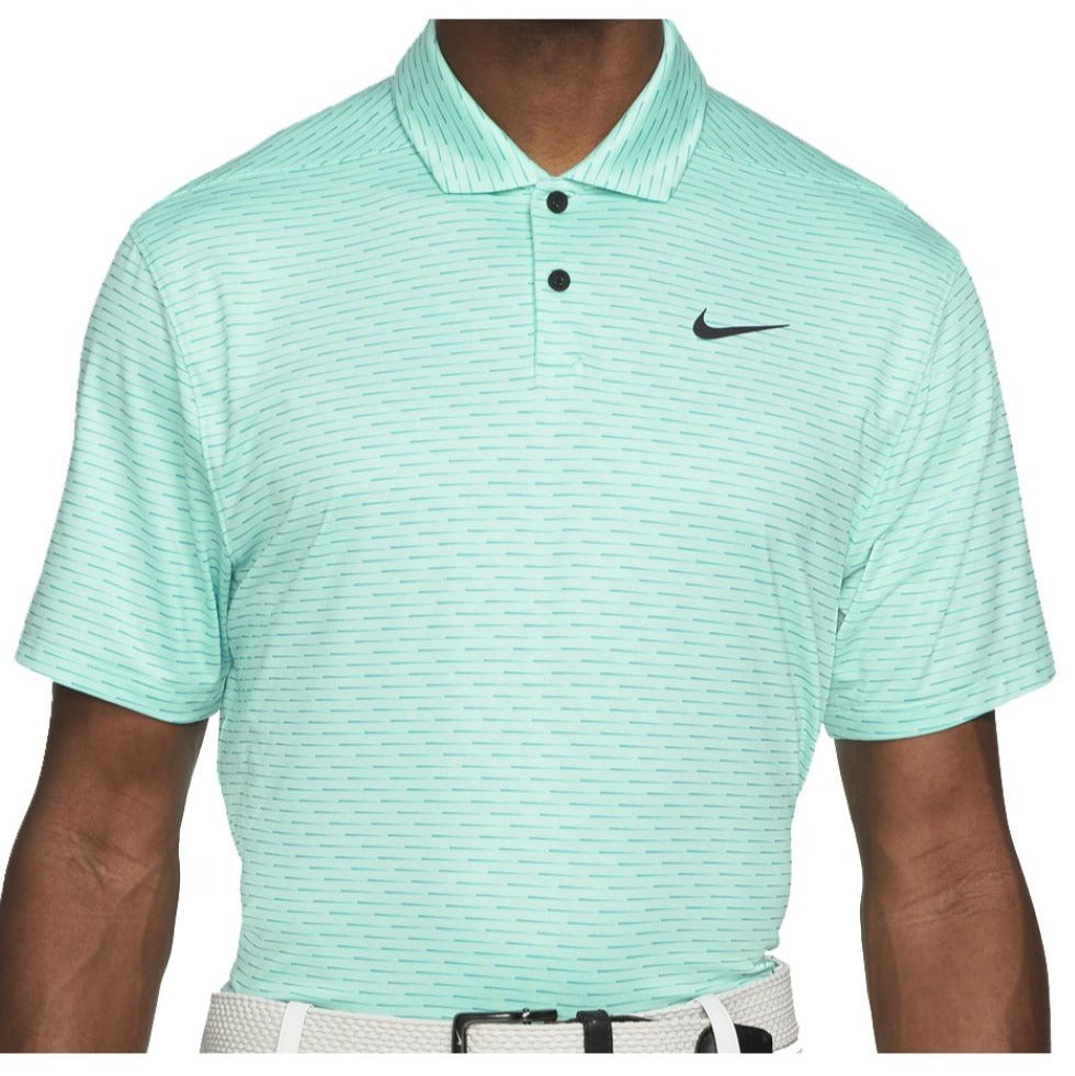Nike Dry Vapor Striped Golf Polo Shirt CU9798