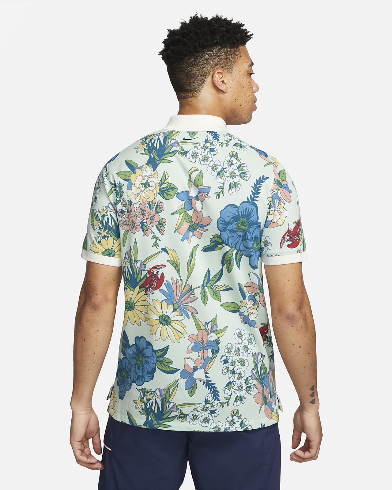 Nike The Nike Floral Golf Polo Shirt DH0961 – Image 2