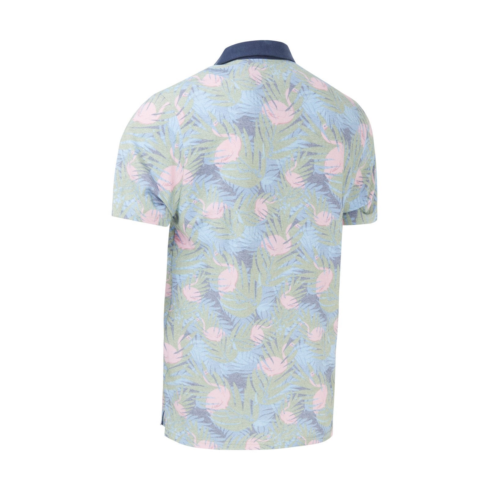 Original Penguin Flamingo Print Golf Polo Shirt OGKSC032 – Image 2