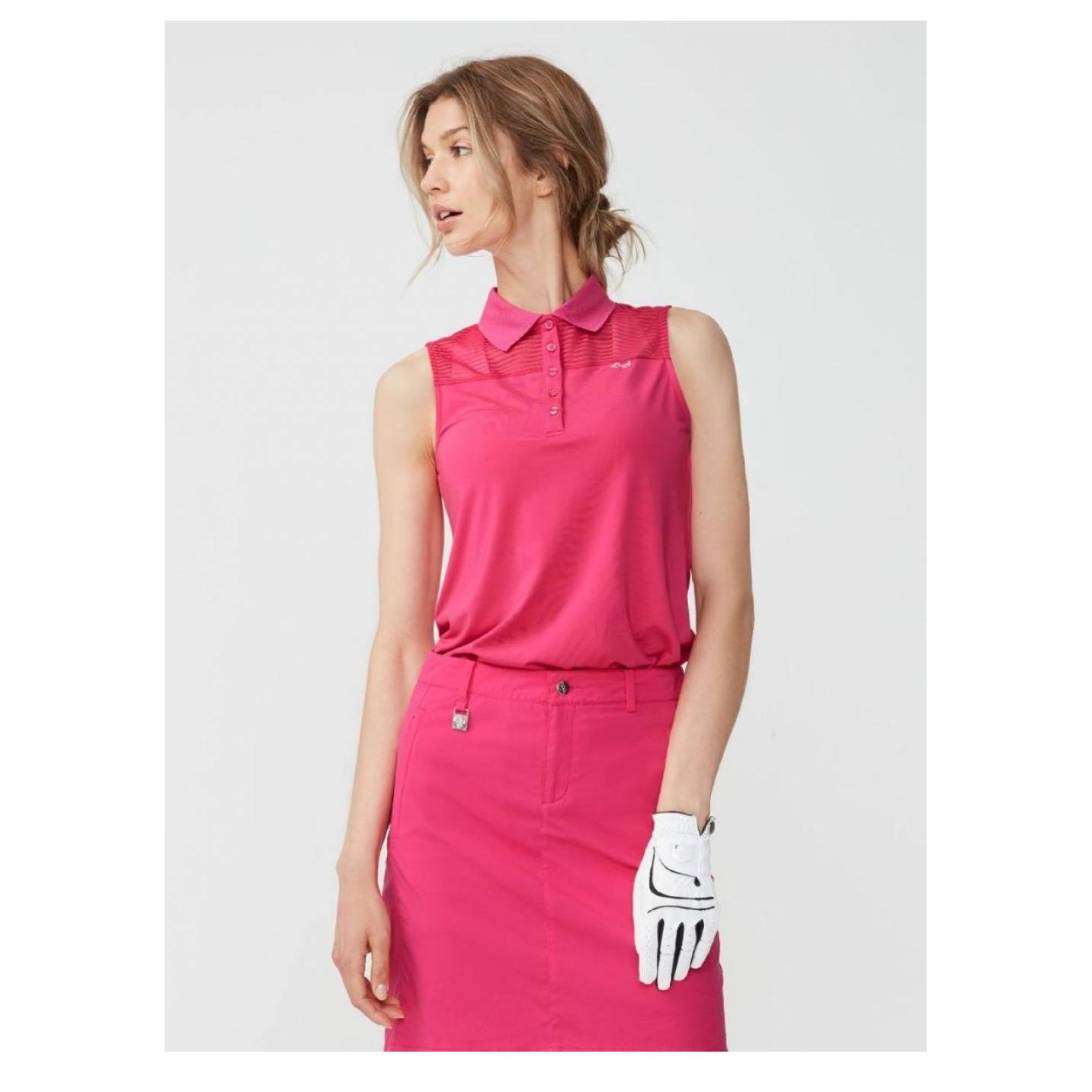 Rohnisch Ladies Miko Golf Sleeveless Polo Shirt 110169 – Image 4