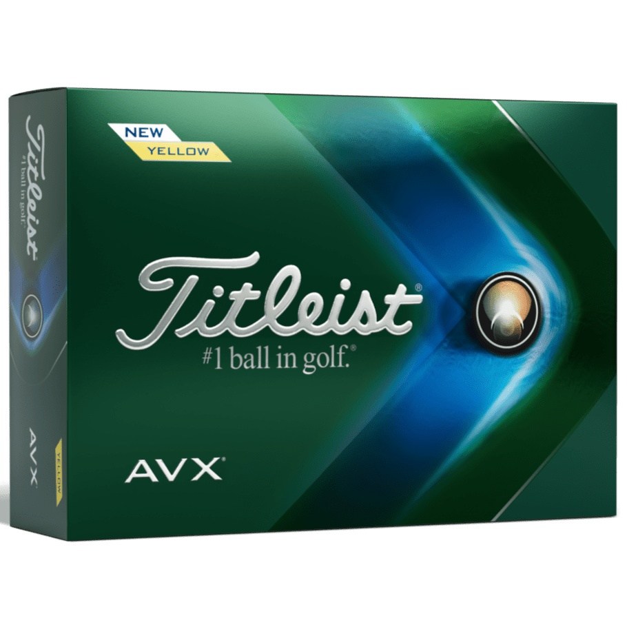 Titleist 2023 AVX Golf Balls | Yellow