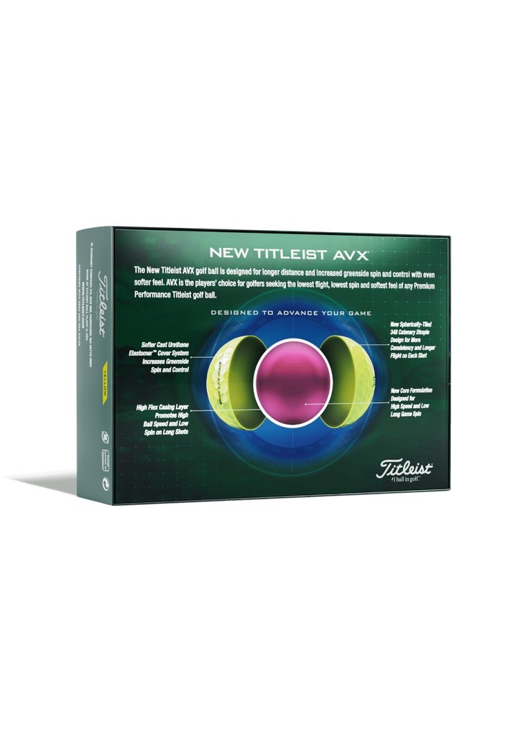 Titleist 2023 AVX Golf Balls | Yellow – Image 2