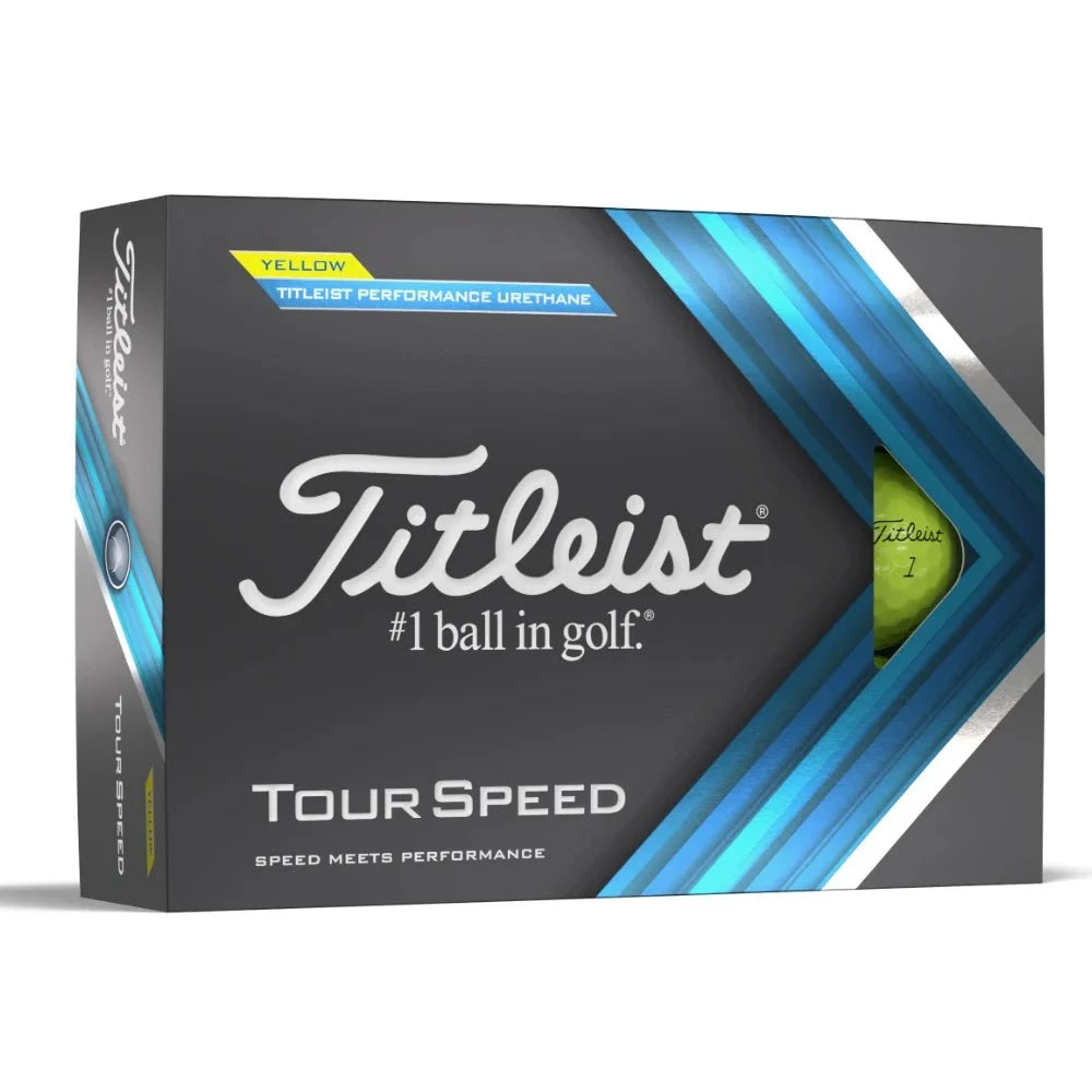 Titleist Tour Speed Golf Balls | Yellow