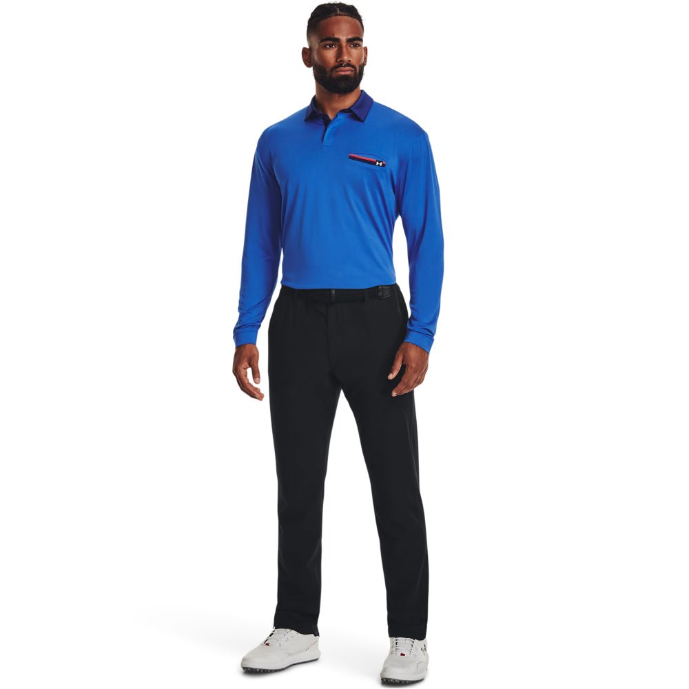 Under Armour Playoff 2.0 Pocket LS Golf Polo Shirt 1373687 – Image 3