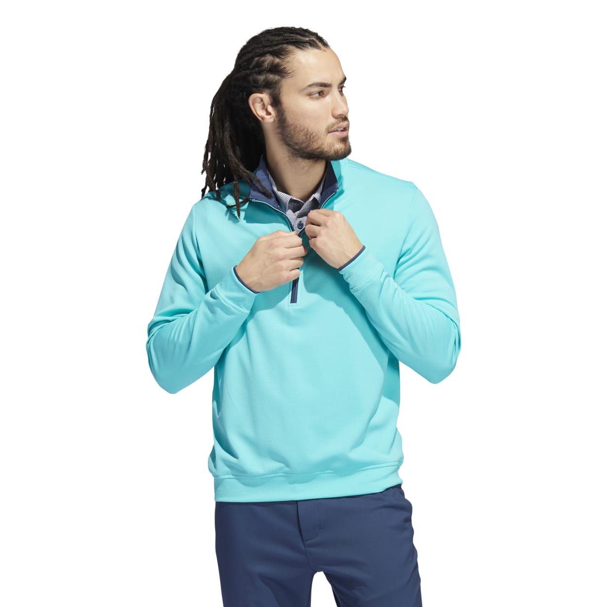 adidas Primegreen UPF Lightweight 1/4 Zip Golf Pullover H56800 – Image 2