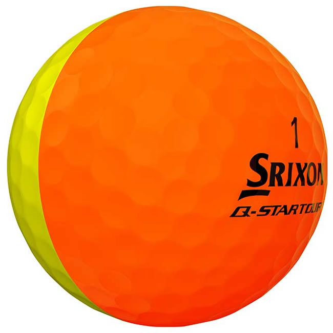 Srixon Q Star Tour Golf Balls Divide | Yellow/Orange – Image 2